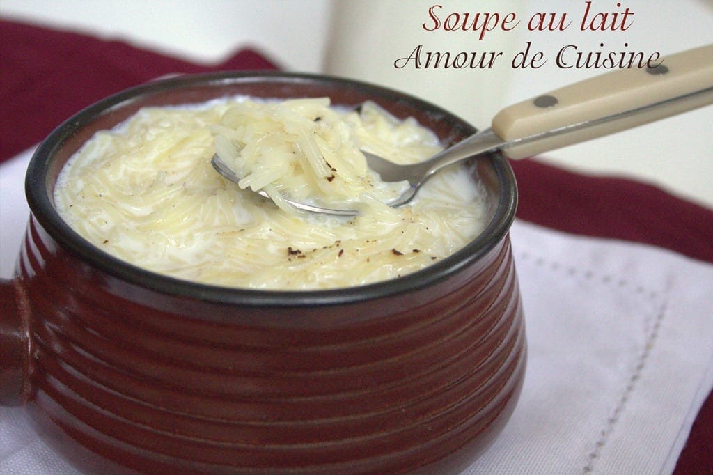 soupe au lait- vermicelles au lait