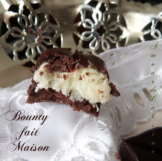 bounty chocolat maison