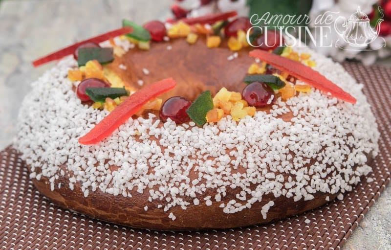 recette Brioche des rois aux fruits confits