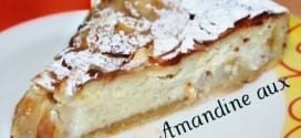Tarte amandine aux poires