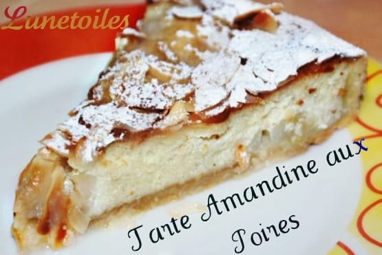 Tarte amandine aux poires