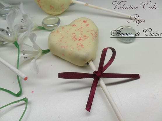 recette cake pops / sucettes pour la saint valentin