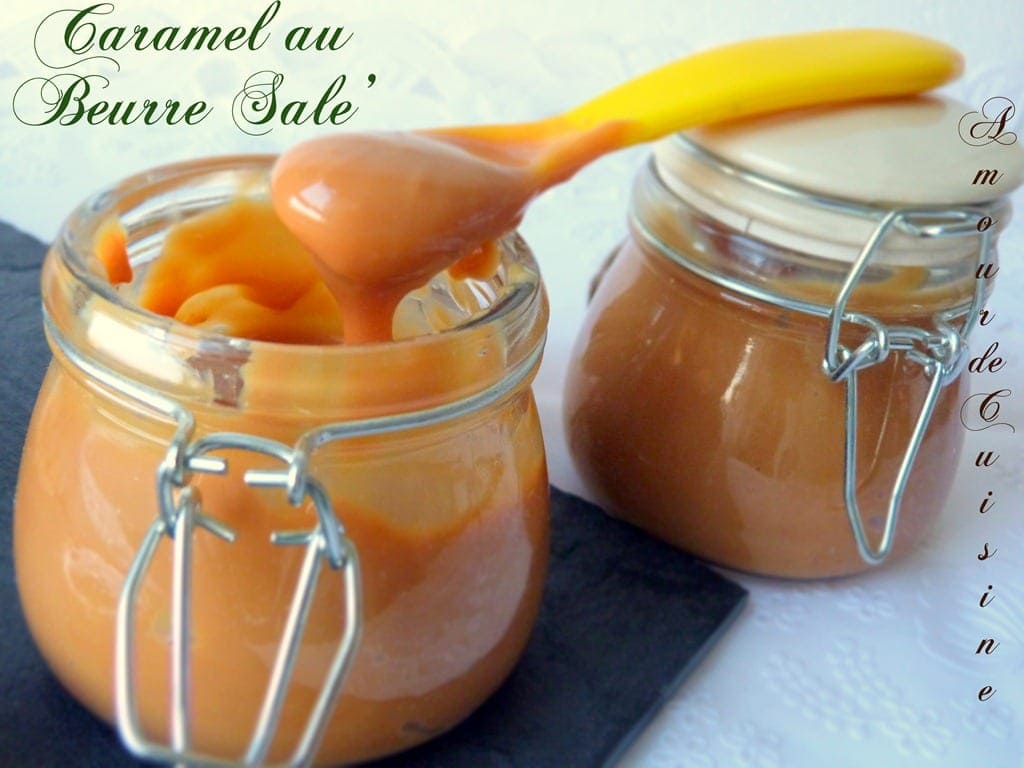 Caramel beurre salé sans crème