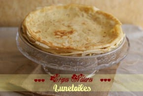 crêpes natures, pour garniture sucrée ou salée