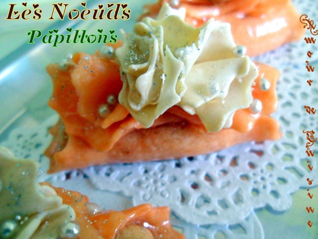 gateau algerien – noeuds papillons