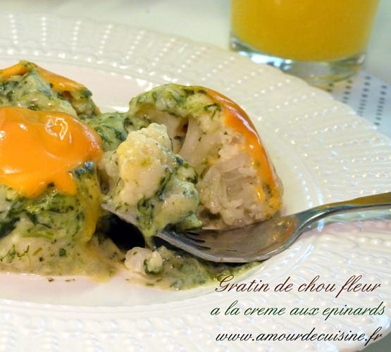 gratin de chou-fleur aux epinards 058