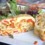 recette d'omelette d'oeuf roulée au four