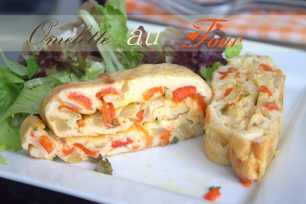 recette d'omelette d'oeuf roulée au four