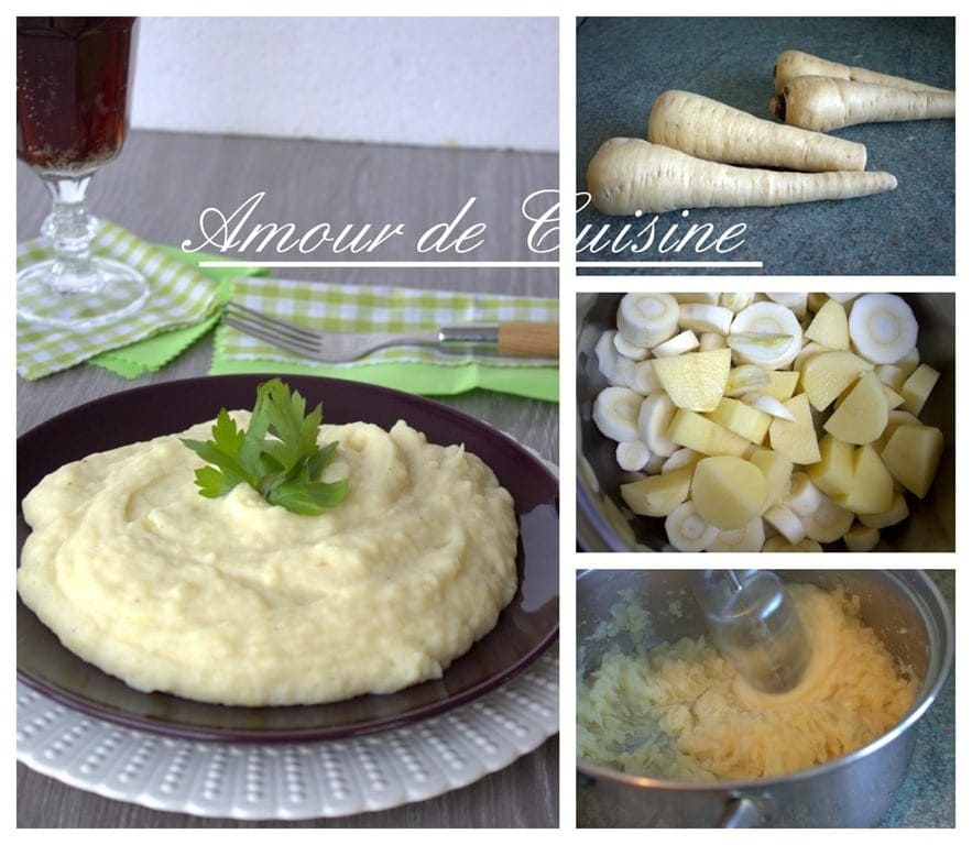 preparation de la puree de panais