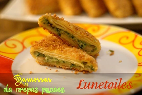 samossas de crêpes panées