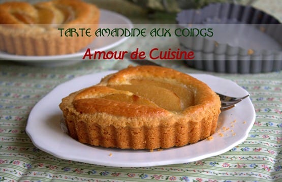 tarte amandine aux coings