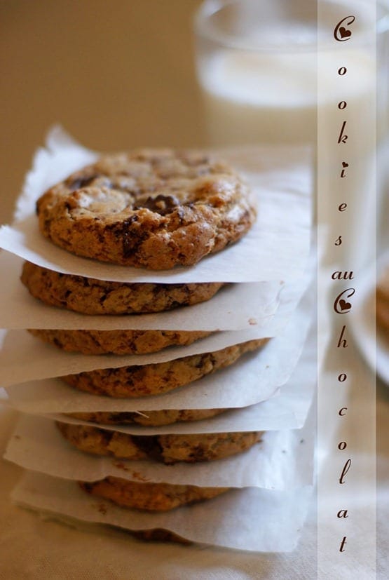 cookies aux pepites de chocolat