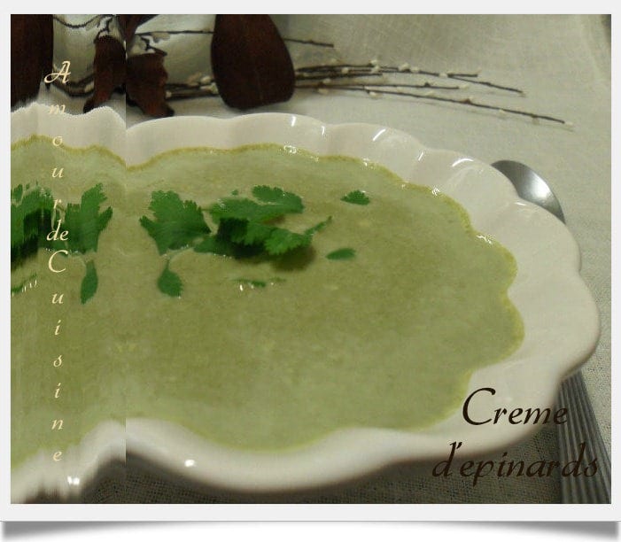 Creme d’epinard