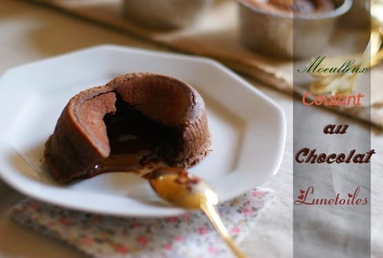 fondant coulant au chocolat moelleux