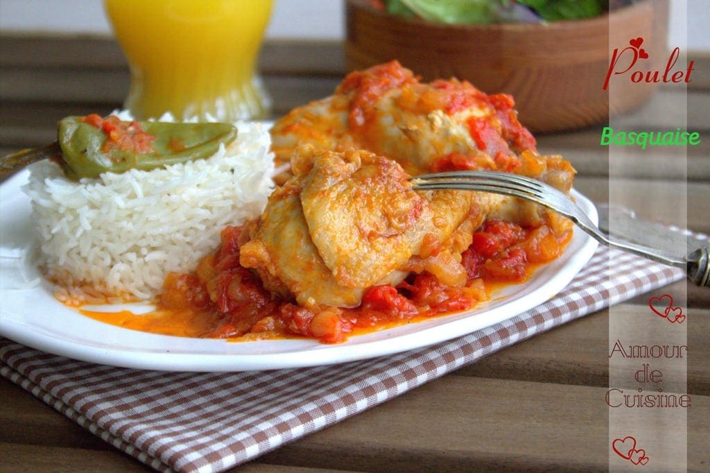 poulet basquaise bien fondant et facile