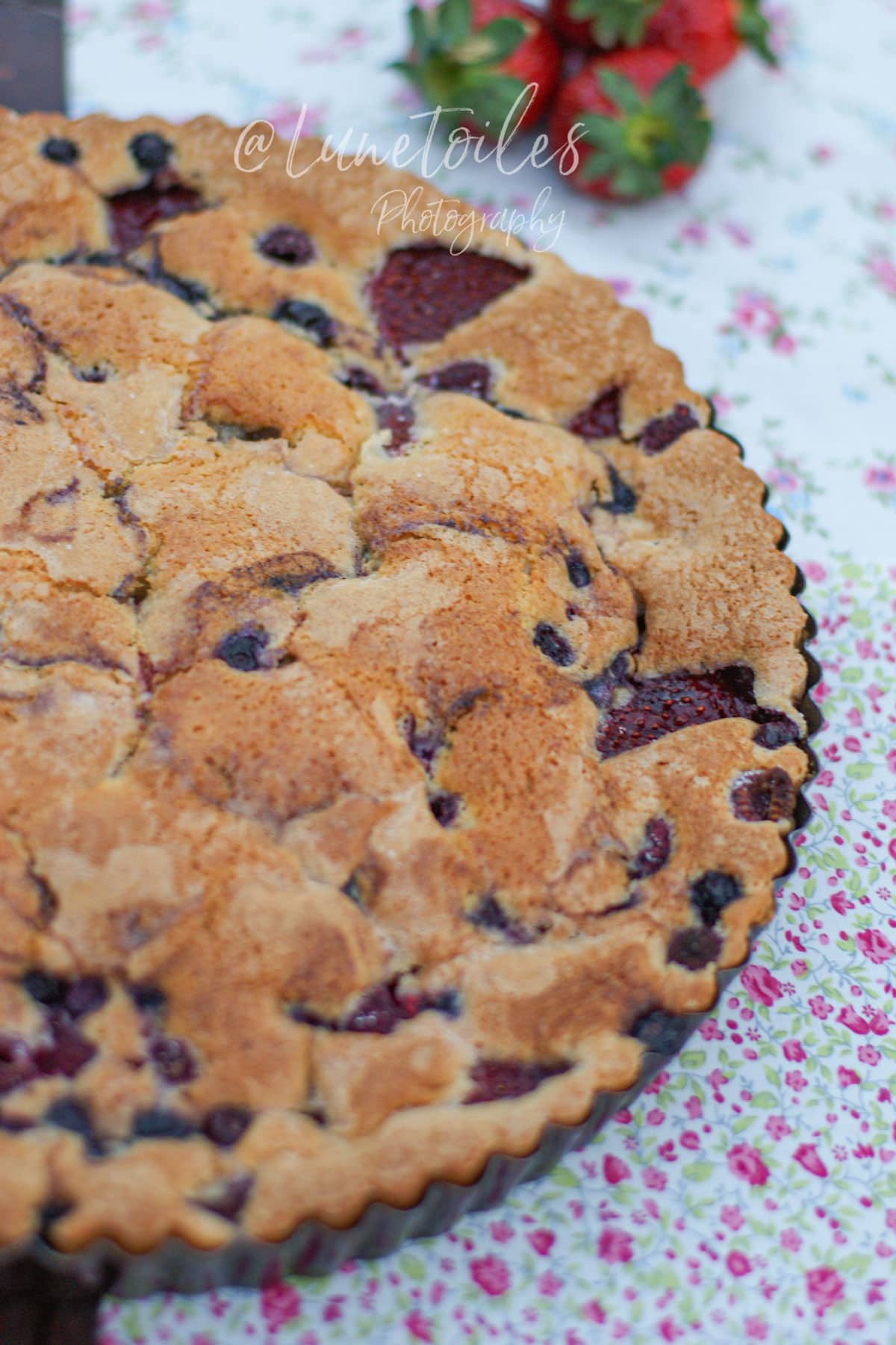 Gâteau aux fruits rouges facile et moelleux