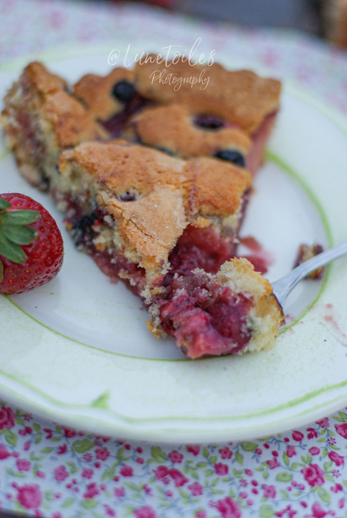 gateau moelleux aux fruits rouges