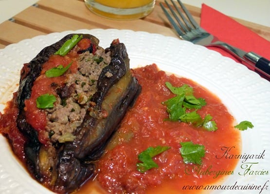 karniyarik, aubergines farcies cuisine turque