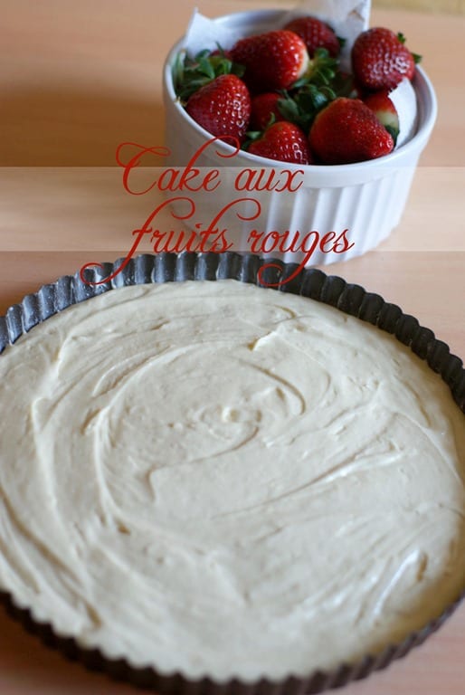 gateau aux fruits rouges