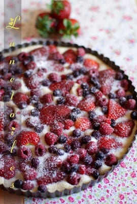 cake aux fruits rouges