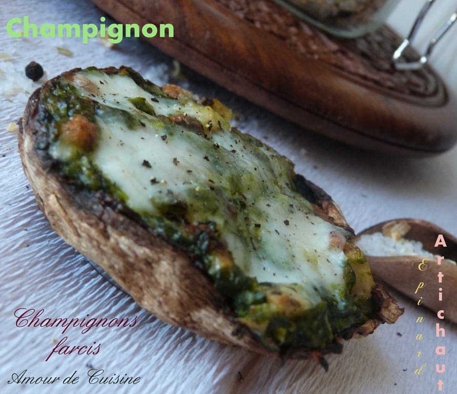 champignons farcis