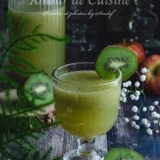 Mocktail petillant au kiwi et pomme