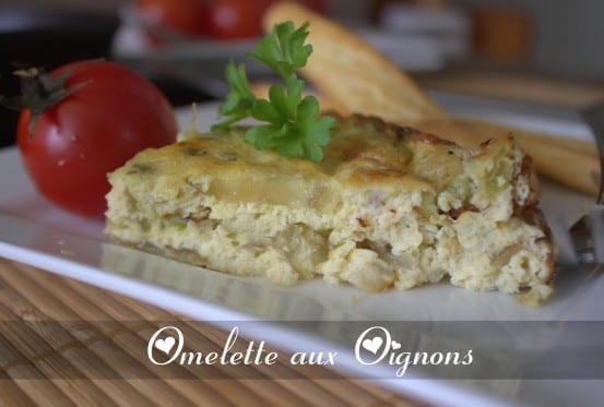 Omelette aux oignons