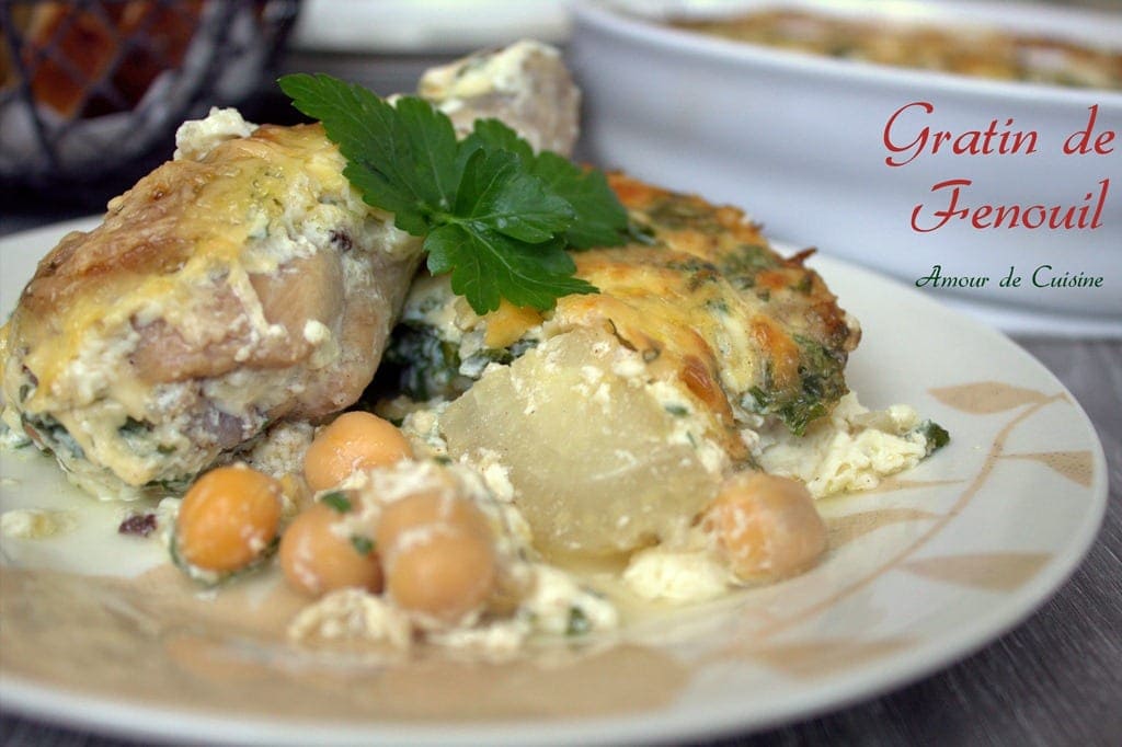 gratin de fenouils