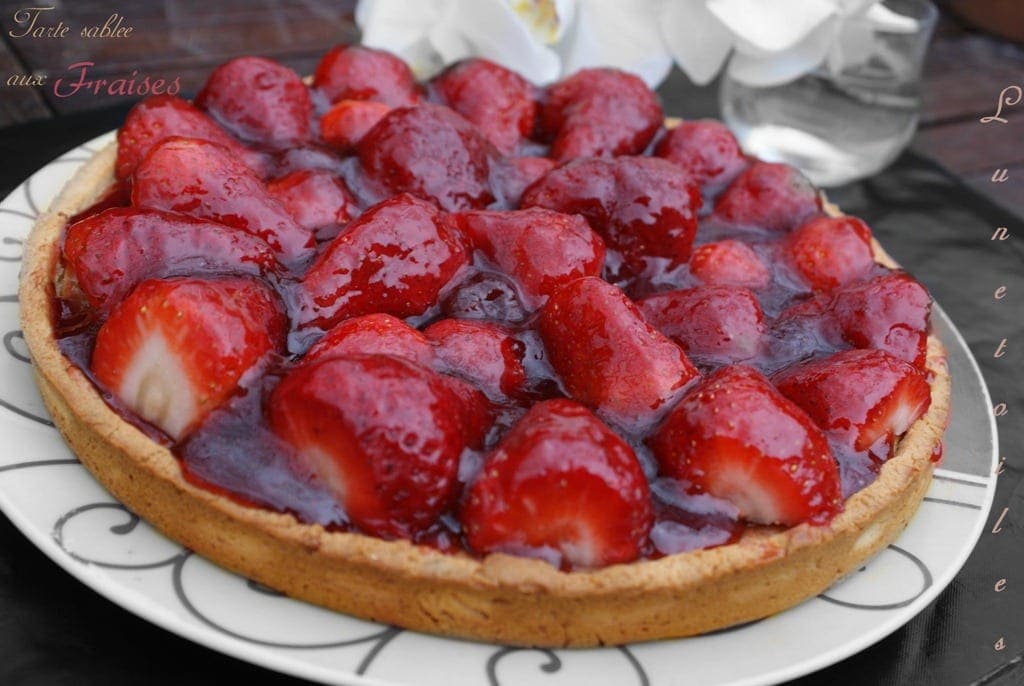 recette tarte sablée aux fraises