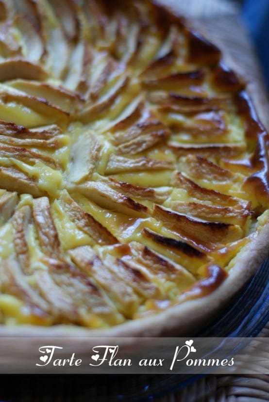 Tarte flan aux pommes