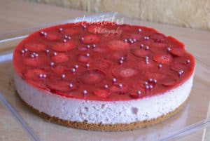 Bavarois aux fraises et speculoos