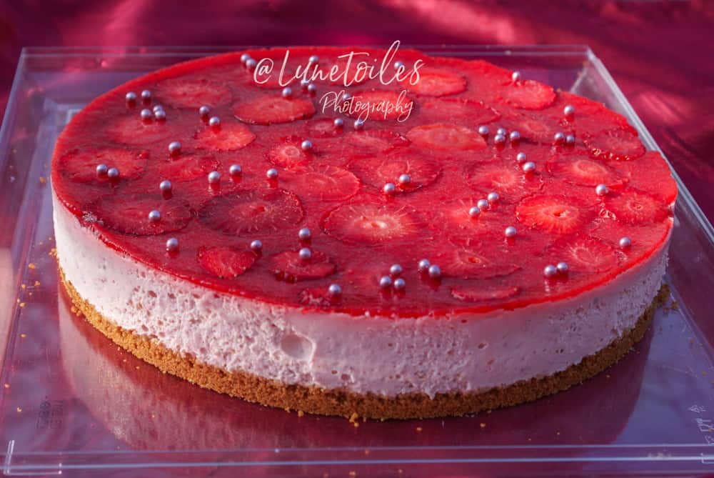 bavarois aux fraises et speculoos