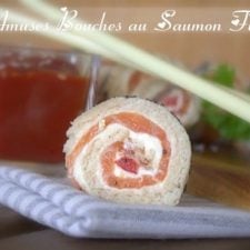 amuses bouches au saumon fumé