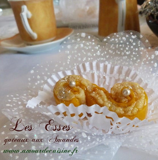 les Esses, gateaux aux amandes, gateau algerien 2015