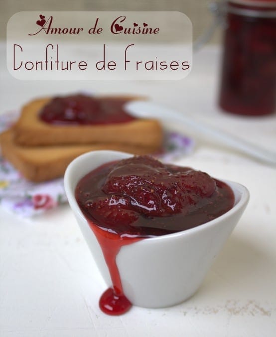 confiture de fraises allegée