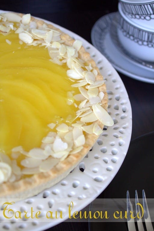 tarte à la creme au citron lemon curd