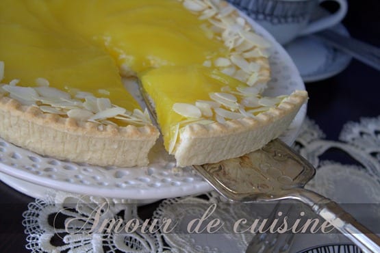 tarte à la creme au citron lemon curd