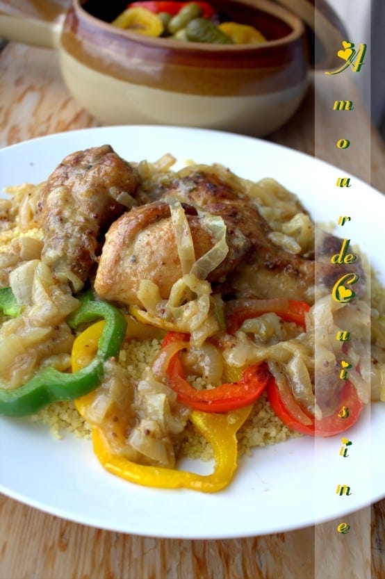 poulet yassa au couscous