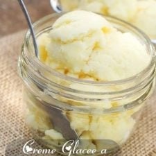 Glace à l’ananas sans sorbetière