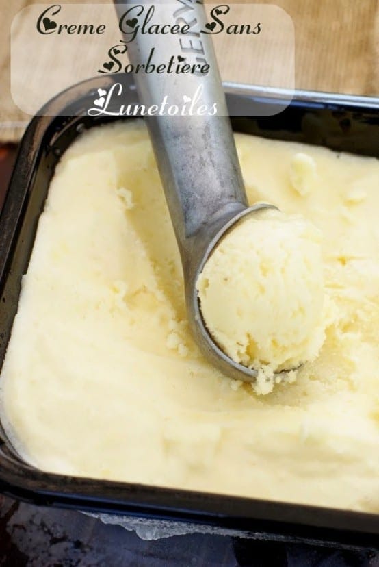 creme glacee sans sorbetiere a l'ananas, recette de lunetoi