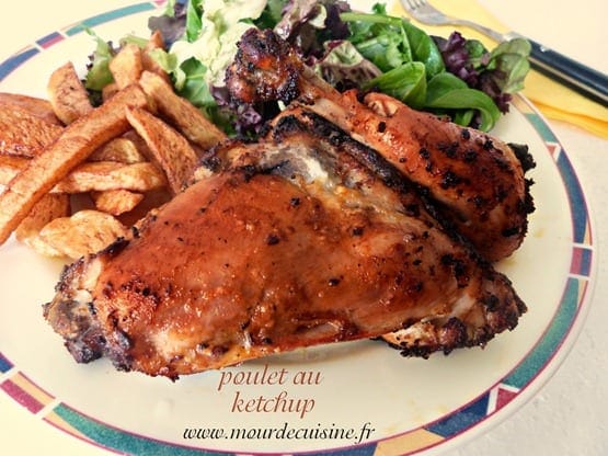 poulet ketchup actifry