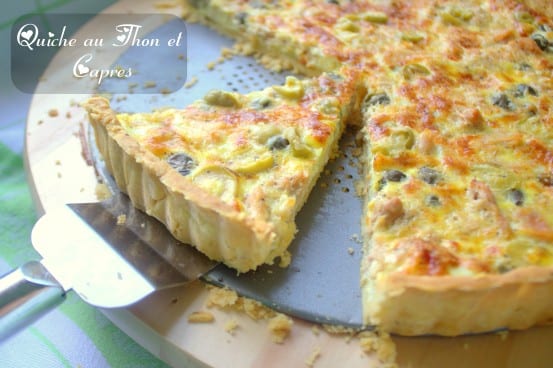 quiche au thon et câpres