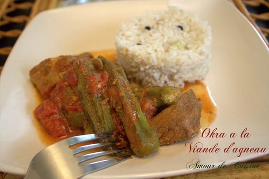 tajine de gnaouia, okra a la vianden, bamya.CR2