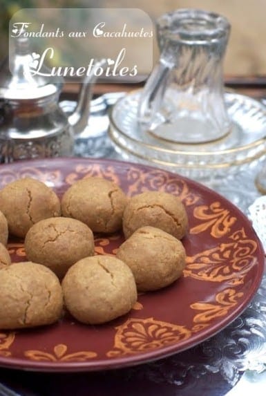 Fondants aux cacahuetes / gateau sec