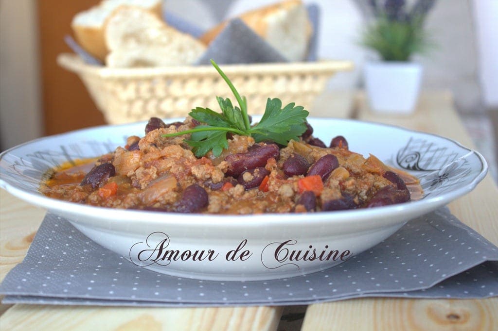 chili con carne recette facile avec viande hachée