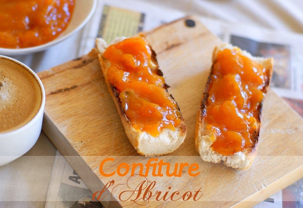 recette de la confiture d'abricots