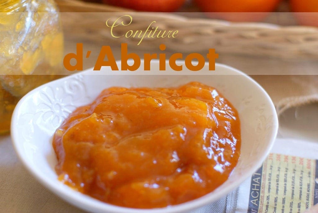 confiture d'abricot maison
