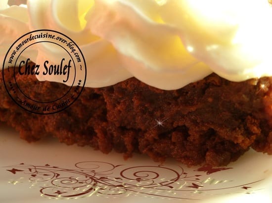 fondant au chocolat et amandes