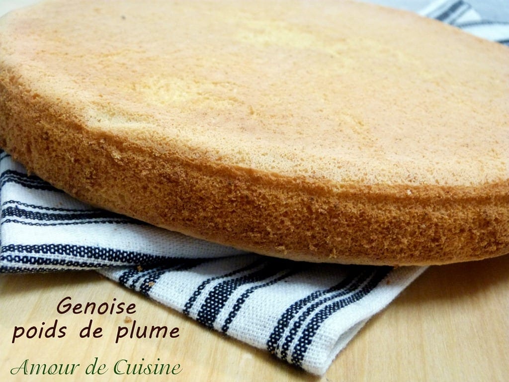 genoise inratable ultra moelleuse