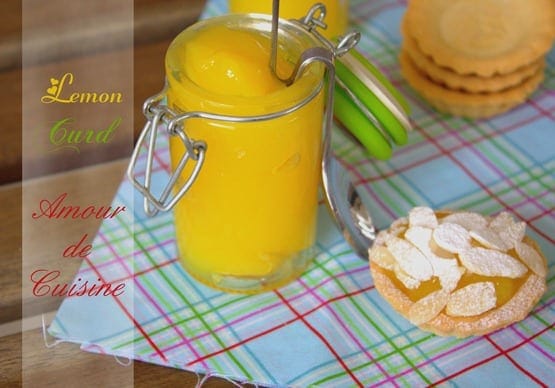 recette de lemon curd/ crème au citron fait maison